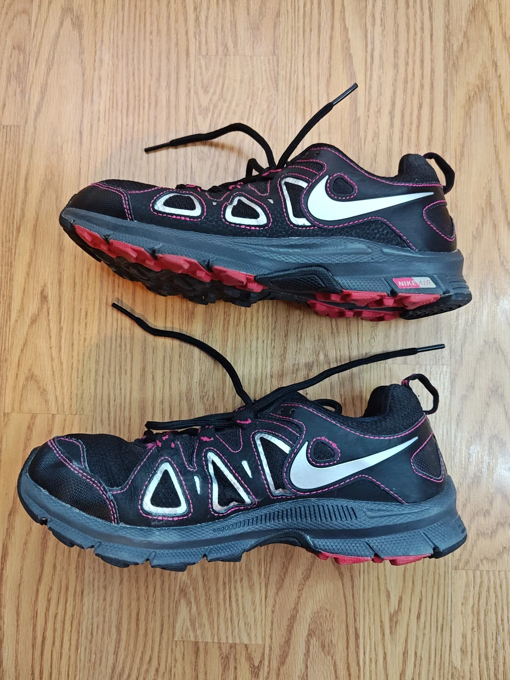 Nike Air Alvord 10 Trail Running Shoes Black Pink Silver Women’s 8.5